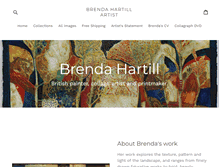 Tablet Screenshot of brendahartill.com